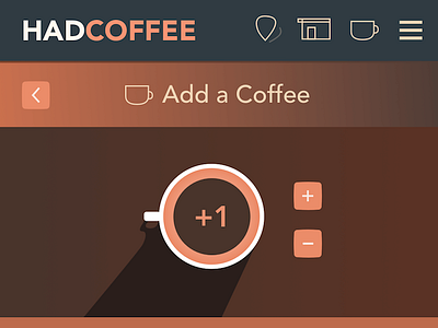 HadCoffee UI app coffee ui web