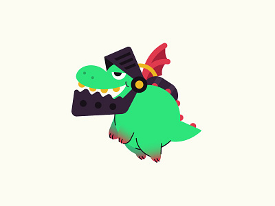 Inferno Dragon app clashroyale colour design flat game illustration sticker