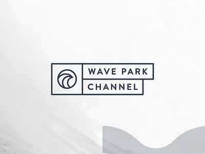 Wave Park Channel Logo Design branding logo design surf surfing wave