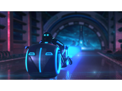 Tron 3d after e3d effects element tron legacy