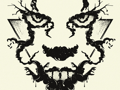 Pennywise cartoon horror illustration it movie pennywise poster retro vector