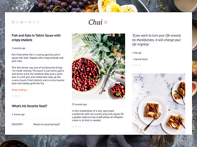 Chai Tumblr Theme theme tumblr tumblr theme web web design website