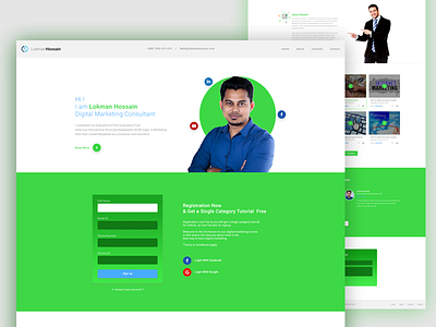 Portfolio Site branding interaction interface personal portfolio profile ui ux web website