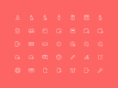 Brigad Icons bin branding bubble calendar icon icons time user