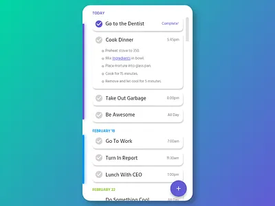 To Do List - Daily UI daily daily ui list mockup to do ui