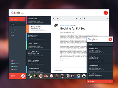 Google Mail - Slate briefbox design email gmail google mail practice redesign ui