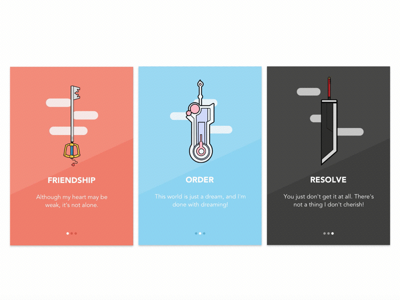 Choose your adventure cloud debut final fantasy flow kingdom hearts onboard onboarding ui user interface