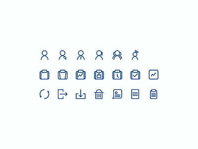 Icons: FCase clean dashboard design fcase icons management dashboard user experience