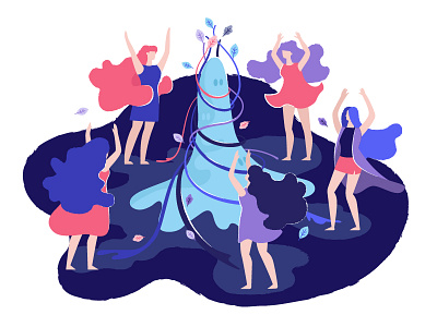 Teamwork Makes the Dream Work contest dream girls magic mystic powerful teamwork teepublic togetherness witches women