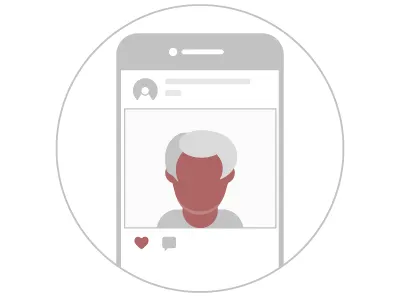 Social media app button facebook flat icon iphone phone smartphone social media web design