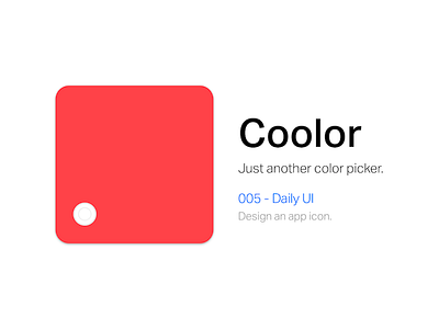 Coolor appicon dailyui