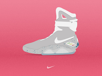 Sneakers Lovers Vol.1 - Nike Air Mag air air mag back to the future illustration mag nike nike air mag sneaker sneakers vector