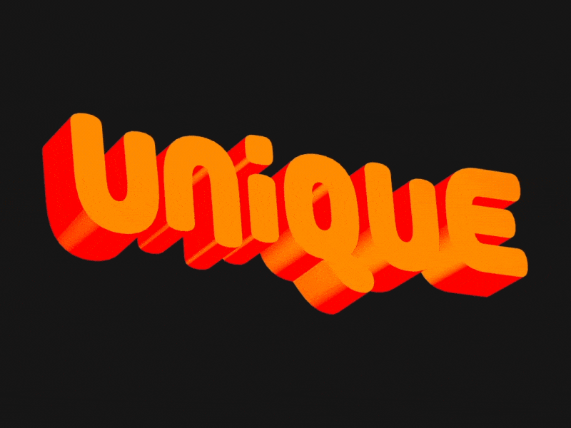 Unique 3d animation mash maya motion motion graphics typography