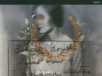 "Doubles" Collage collage digital lost time to vintage