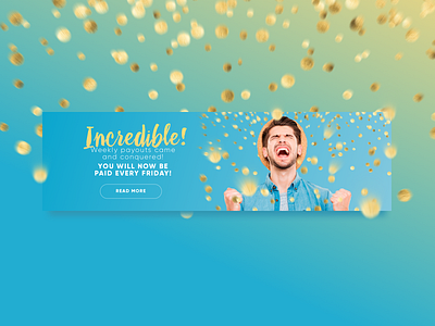 Banner banner clean hooray incredible ui ux web wow