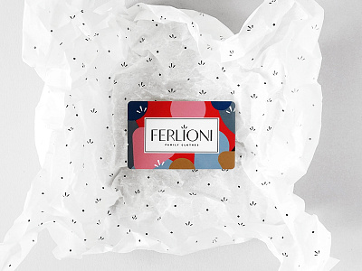 Bonus Card for Ferlioni Family Clothes behance brandidentity brandingidentity corporateidentity designlogo graphicsdesign identity identitydesign logo logotype