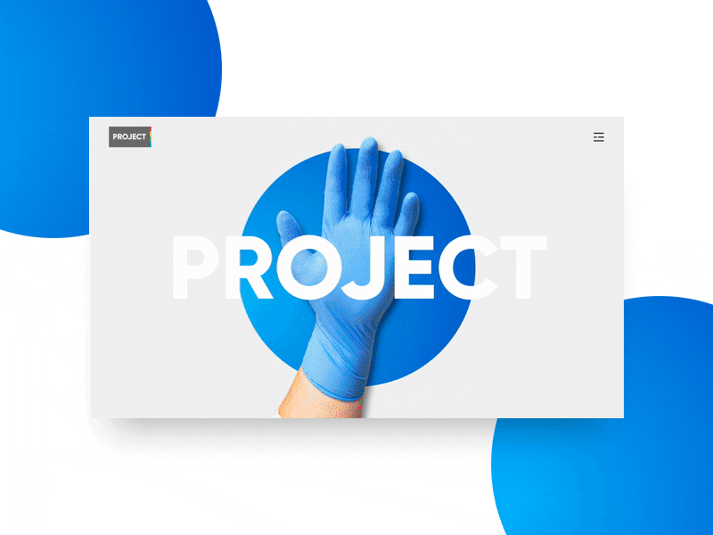 Some motion animation clean design gloves med motion ui ux web