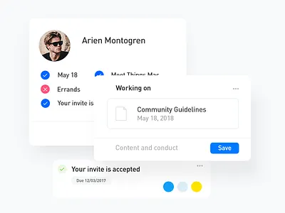 UI Elements - New App app clean designer graph ios list minimal simple ui ux while