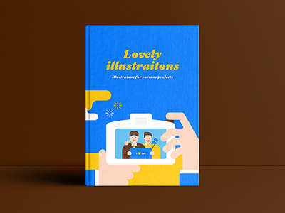 Lovely illustrations colorful cute flat fresh happy illust joy love neat world