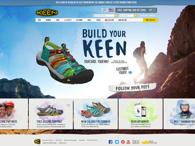 Keen Webite design ux website