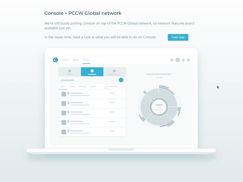 Network feature tour feature svg tour ui ux