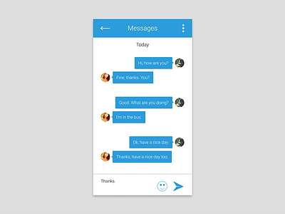 #dailyui #013 - Direct Messaging 013 dailyui direct messaging