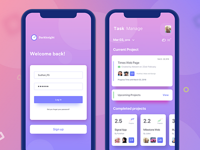 to do app | sign in concept app do events gowtham gradients ios iphone mobile sudhan task to x