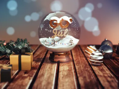Go' Jul Danmark / Christmas intro & breaker breaker c4d christmas design digital art go morgen danmark jul merry christmas motion tv2
