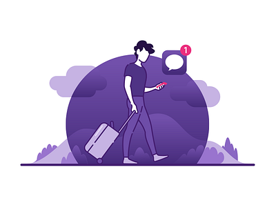 Traveller digital digital art illustration illustrator vector