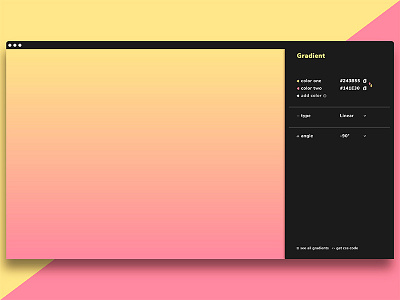 Settings Nº 007 007 daily ui gradient minimalism settings ui web site