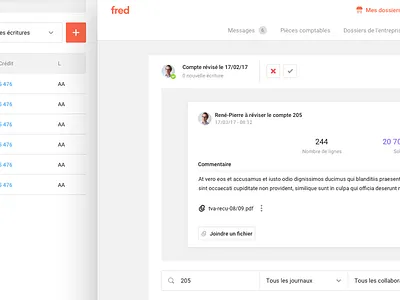 Accounting account revision history 🔬 app finance interface minimal product profil ui user ux web website
