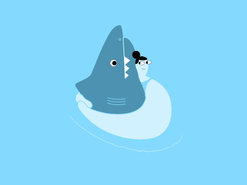 International Hug-A-Shark Day 2danimation animation hugasharkday illustration internationalhugasharkday motion motiondesign