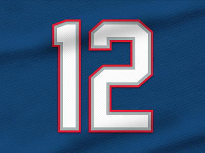 Football Jersey brady football jersey new england nfl patriots shirt super bowl texture twelve typo