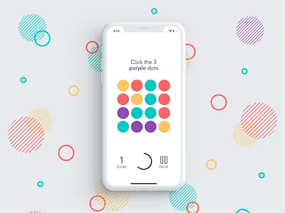 Blunk game clean flat fun game ios iphone playful