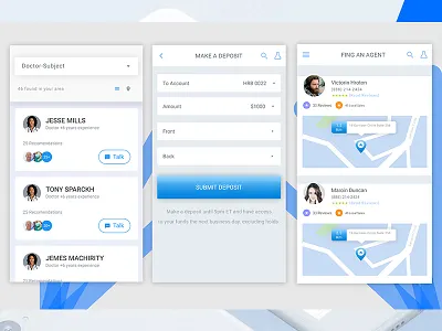 Deposit Application activity mobile app redesign usability