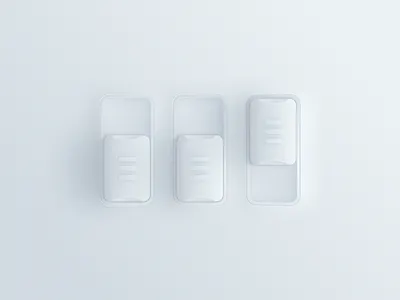 Cute On/Off Switch 015 clean cute dailyui light switch texture ui