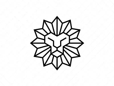 Gemstone Lion Logo branding crystal diamond face fashion gemstone lion logo geometric head jewellery jewelry lion logo logo logo design modern logo ornament prestige royal symbol unique logo ux ui.
