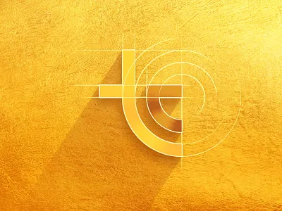 TС brand branding design emblem gold goubine graphic icon identity investment letter logo logotype mark symbol tc yellow сonsulting