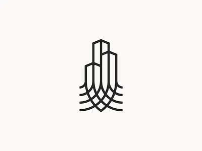Thriving Cities branding city logo mark