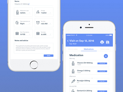 Medication reminder app doctor information journal medical medication medicine mobile reminder tracker ui