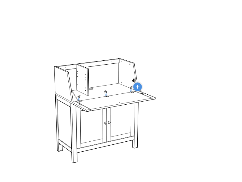 Digital IKEA Instructions Concept app clean concept digital flat ikea interface minimal mockup simple ui ux