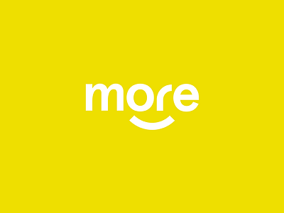 More brand branding crazy face fun identity logo logotype more smart smile