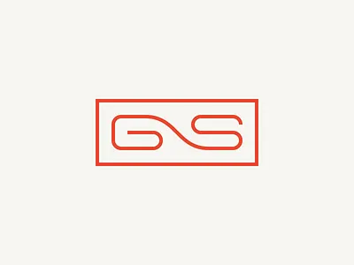 GNS g gns identity logo mark monogram monoline n s