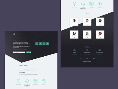 Amulet Trading Landing Page