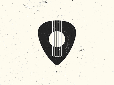 Guitar band graphic design guitar guitar pick guitar strings logo minimalism music pick string