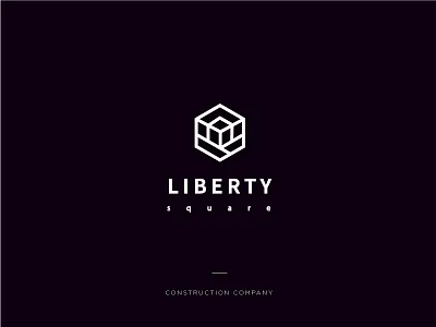 Logo Liberty company construction logo sign