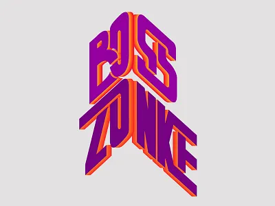 Boss Zonke adobe boss zonke digital design digital designer graphic design graphic designer illustration illustrator slang typography