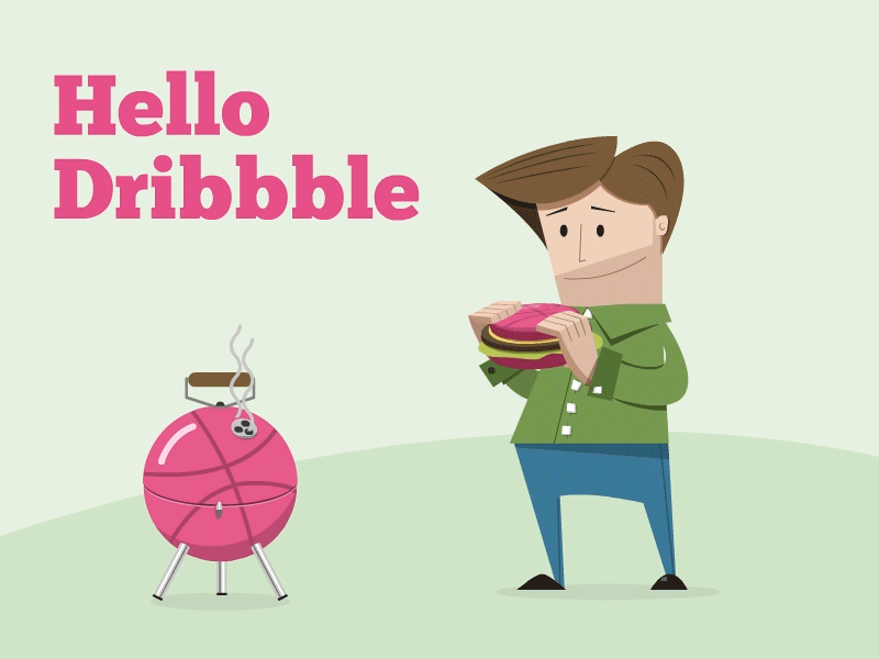 Hello Dribbble debuts hello