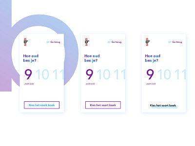 Book iterations blue book iterations purple ui ux