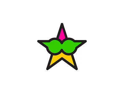 Star cincinnati design flat fun graphic design logo logo design